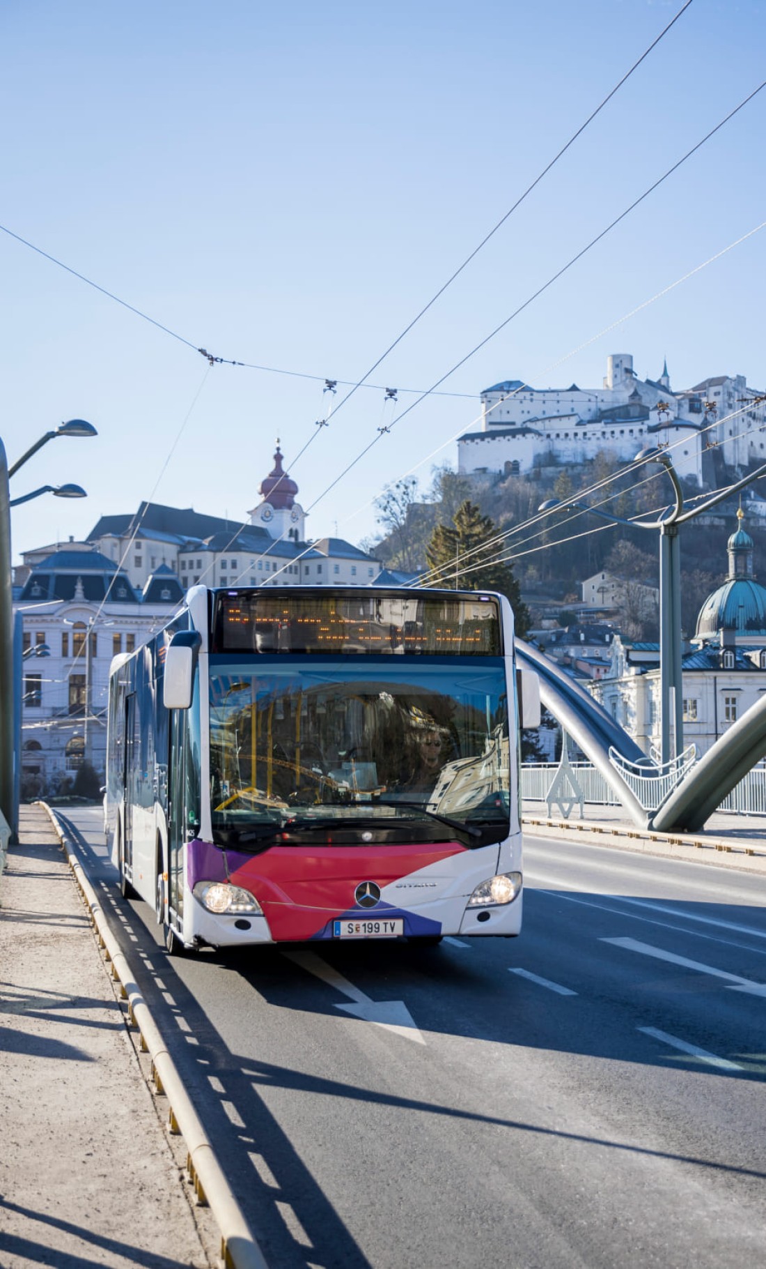Salzburg bequem mit Bus und Bahn erreichen &copy; Salzburg Verkehr / Neumayr, Leo