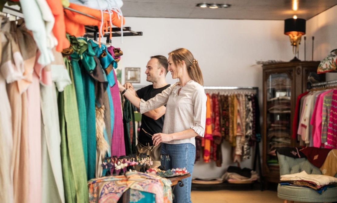 Shopping in den Salzburger Altstadtgassen