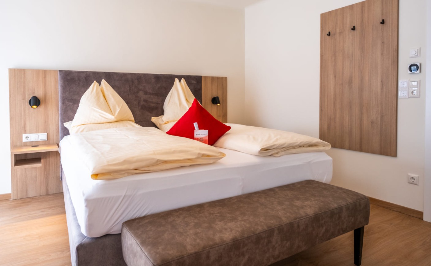 Doppelzimmer Deluxe mit Balkon in der Rosenvilla Salzburg