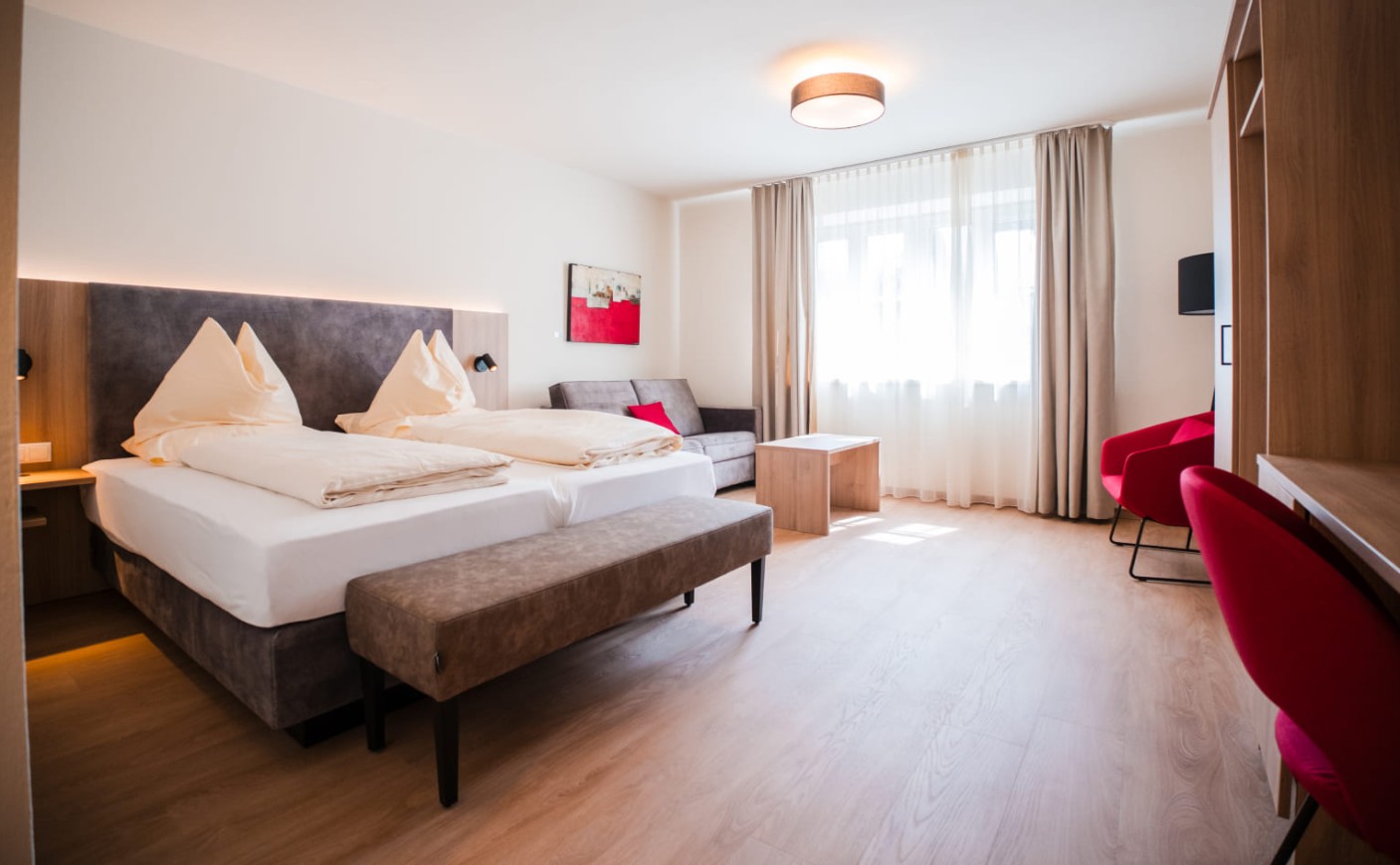 Doppelzimmer Deluxe in der Rosenvilla Salzburg 